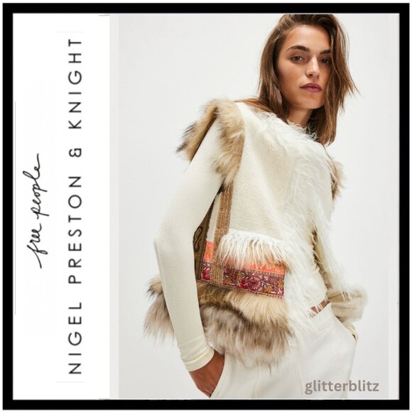 Free People x Nigel Preston Anouska Gilet - Picture 1 of 11